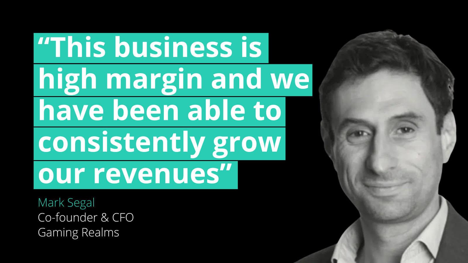 Gaming Realms CEO Mark Segal
