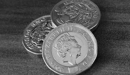GBP pound coins